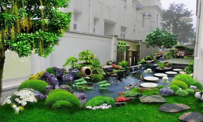 Dịch vụ thiết kế cảnh quan sân vườn tại Tâm Việt