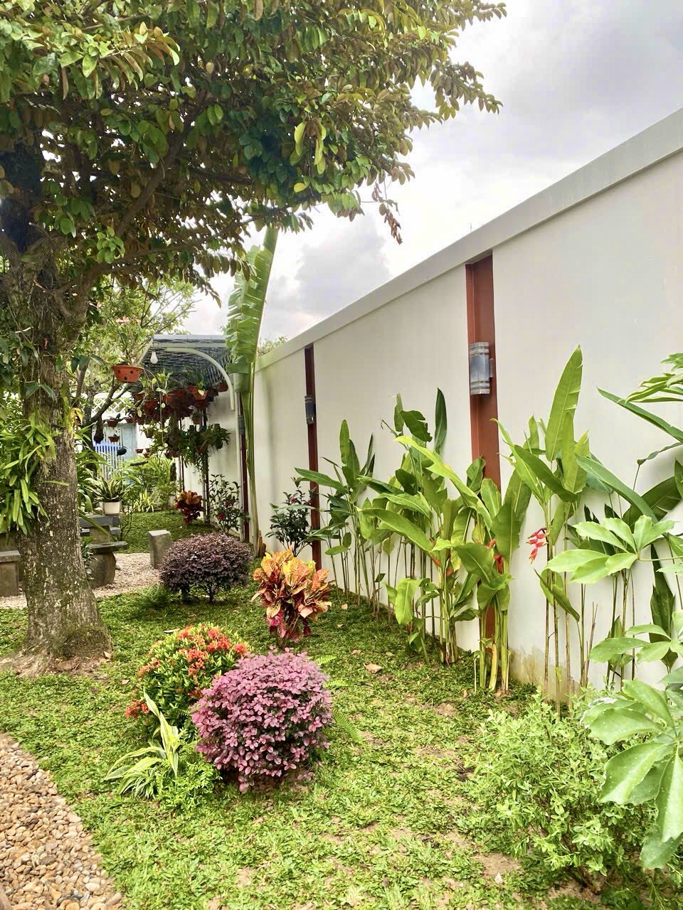 Thi công tiểu cảnh sân vườn nhà chị Hưng - Ngọc Bảo Viên